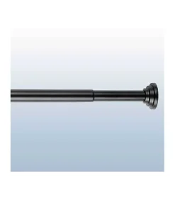 Clearance Douceur D'Intérieur Tringle extensible entre 2 murs sans percage Noir - 90 à 140 cm - Noir
