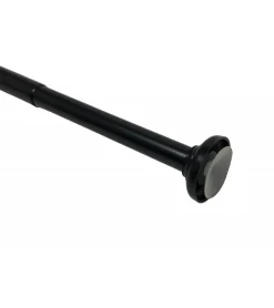 Clearance Douceur D'Intérieur Tringle extensible entre 2 murs sans percage Noir - 90 à 140 cm - Noir