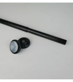 Clearance Douceur D'Intérieur Tringle extensible entre 2 murs sans percage Noir - 90 à 140 cm - Noir