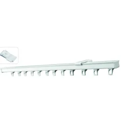 Secodir UNIRAIL - Tringle Rail en Aluminium Blanc - L. 1,00 m