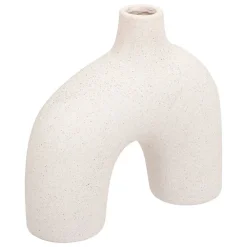 Atmosphera Créateur D'Intérieur Vase arc Asy H18cm blanc - Atmosphera