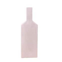 Ornami Vase bouteille géométrique en grès 48cm* Vase Décoratif