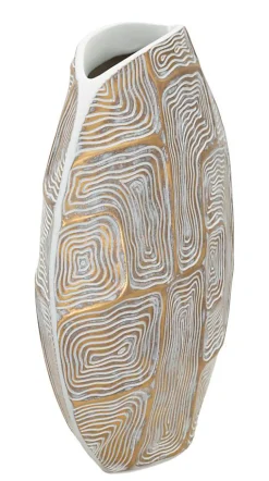 Discount Mauro Ferretti Vase Éclips Petit vase moderne Dimensions 36x11x34,5 cm