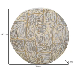 Discount Mauro Ferretti Vase Éclips Petit vase moderne Dimensions 36x11x34,5 cm