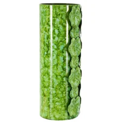 Mauro Ferretti Vase coquillage en métal vert 18x17.5x46* Vase Décoratif