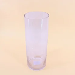 Ornami Vase cylindrique en verre transparent 15x40cm* Vase Décoratif