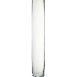 Online J-Line Vase cylindrique en verre transparent 10x10x61 cm