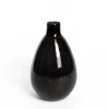 Vase décoratif en verre recyclé Noctis noir 10L - l.27 x H.42 x Ø27 cm* Vase Décoratif