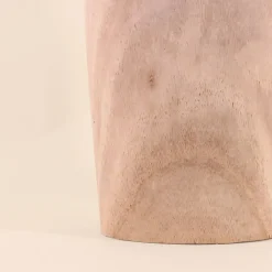 Ornami Vase en bois brut 48cm, Dakar -* Vase Décoratif