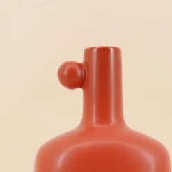 Ornami Vase en céramique avec perle 18cm* Vase Décoratif