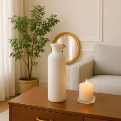 Ornami Vase en céramique 27cm - Rubis* Vase Décoratif