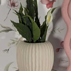 Mauro Ferretti Vase en magnésie Mist 26.5x26 cm* Vase Décoratif