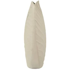 Mauro Ferretti Vase en métal beige 32.5x13 cm* Vase Décoratif