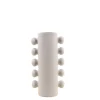 Outlet Ornami Vase en porcelaine à perles latérales 31cm