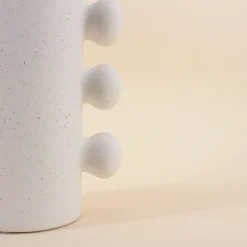 Outlet Ornami Vase en porcelaine à perles latérales 31cm