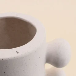 Outlet Ornami Vase en porcelaine à perles latérales 31cm
