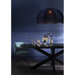 Sale J-Line Vase en verre gris 11.5x11.5x16 cm