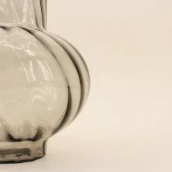 New Ornami Vase en verre strié 25cm, Mojo