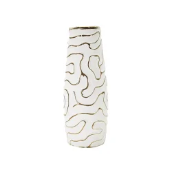 Mauro Ferretti Vase Lia Élégant et fin Diamètre 14,5 x 39,5 cm* Vase Décoratif