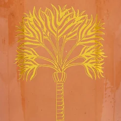 Sale Atmosphera Créateur D'Intérieur Vase Tropical boudoir H22cm ambre - Atmosphera