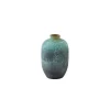 Clearance J-Line Vase vintage en céramique bleu 33.5x33.5x50.5 cm