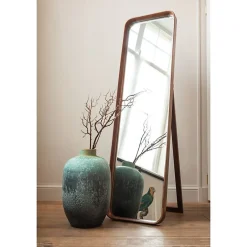 Clearance J-Line Vase vintage en céramique bleu 33.5x33.5x50.5 cm