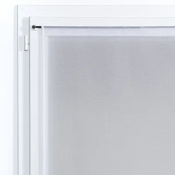 Vitrage tamisant Gorham coloris blanc H.160 x l.60cm