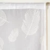 Outlet Dylrev Voilage à œillets imprimé gomme blanc L.120 x l.60cm