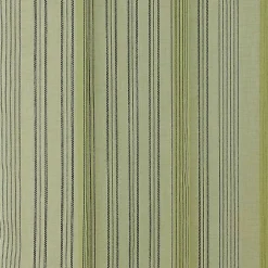 Linder Voilage à l'aspect lin aux rayures verticales (140x280 cm - Vert)* Voilage