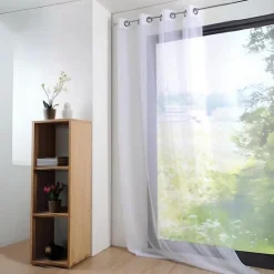 Lovely Casa Voilage classique et grande largeur (300x260 cm - Blanc)* Voilage