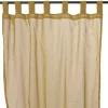 Sale The Deco Factory Voilage en coton à pattes taupe 110x250