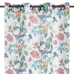 Lovely Casa Voilage feuillage et oiseau (140x260 cm - Vert foncé)* Voilage