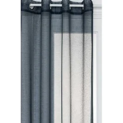 Outlet Atmosphera Voilage "Moly" tamisant 135 x 240 cm - Bleu