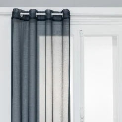 Outlet Atmosphera Voilage "Moly" tamisant 135 x 240 cm - Bleu