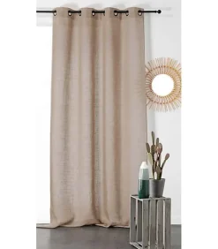 Sale Linder Voilage Pur Lin - 145x260cm - Taupe