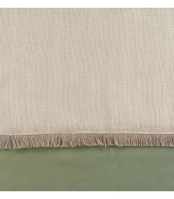 Clearance Douceur D'Intérieur Voilage sablé et vert kaki - 140x240cm - Vert kaki