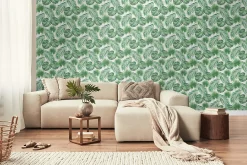 Walls4You papier peint feuilles tropicales vert - 53 cm x 10.05 m - 935311