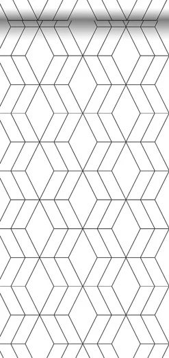Walls4You papier peint lignes graphiques noir et blanc - 53 cm x 10.05 m - 935327* Papier Peint Pour Couloir|Papier Peint Art Déco